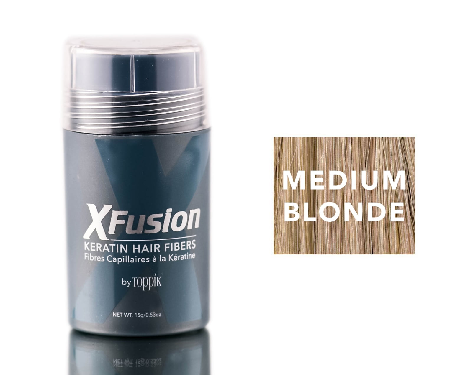 XFusion Medium Blonde Keratin Hair Fibers (Size 0.53 oz)