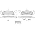 thumbnail image 6 of UltraHC 700 Brake Pad Set, Front HC7.0632.0.C, Ford E-150 Econoline 2002-1994, 6 of 6