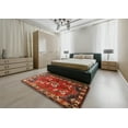 thumbnail image 4 of Ahgly Company Indoor Rectangle Traditional Red Persian Area Rugs, 6' x 9', 4 of 6