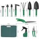 thumbnail image 3 of Juego de herramientas de jardinería de 10 piezas, pala y podadora inoxidables para jardinería al aire libre, grada, rociador de agua y bolsa de almacenamiento duradera para mujeres y hombres JFHHH pequeña, 3 of 5
