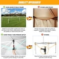 thumbnail image 3 of COBIZI 10x20 Pop Up Canopy Tent for Parties, Easy Up Party Tent Waterproof Canopy Tent with Sidewalls, Outdoor Event Tent for Wedding, Backyard, with Center Lock, Sandbags,Top Reinforced,white, 3 of 10