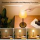 thumbnail image 2 of Rechargeable Cordless Table Lamp, Dimmable LED Desk Lamp 3 Colors, Touch Control Battery Operated Table Lamp, IP54 Waterproof Bedside Lamp for Dining, 2 of 4