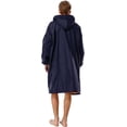 thumbnail image 2 of Adoretex Unisex Waterproof Swim Parka, Quick-dry Warm Coat Water Sports Jacket for Adults & Kids-PK005-Navy/Orange-YXL, 2 of 5