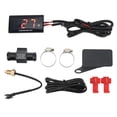 thumbnail image 2 of Motorcycle Digital Water Thermometer,Universal Motorcycle DC12V LCD Motorcycle Water Temp Meter Motorcycle Water Temperature Gauge Sturdy Construction, 2 of 14