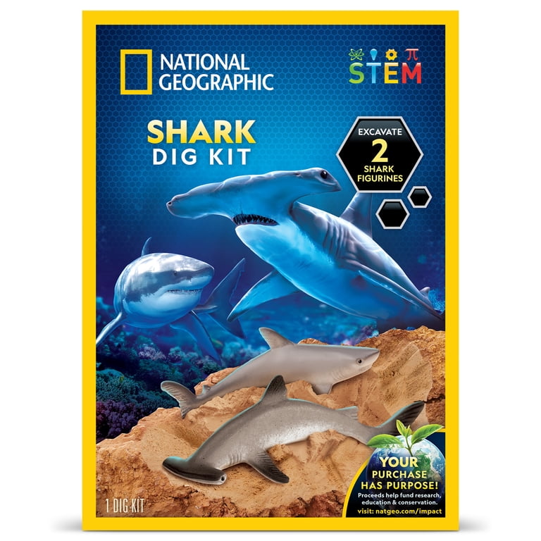 National Geographic Shark Dig Kit Excavation Science photo 1