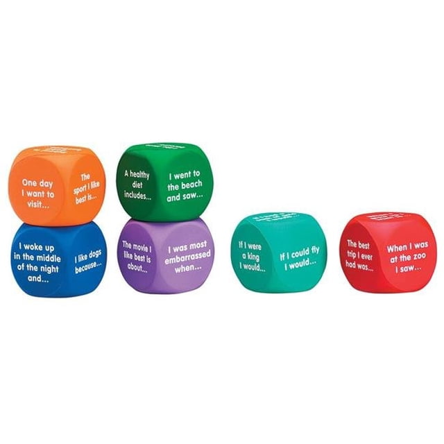 Learning Resources LER7232BN 2 Each Writing Prompt Cubes