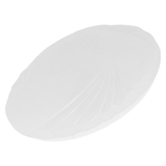 CATIEBYE Ceiling Light Cover Shade Plastic Lampshade White 1Set 11.4X11.4X1.8In