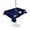Blue, variant on Outdoor Table Cloth with Umbrella Hole and Zipper, Golf Ball Waterproof Rectangle Tablecloth 52"x70", Navy Blue Monochrome Sport Washable Table Cover for Outside Party Patio Picnic
