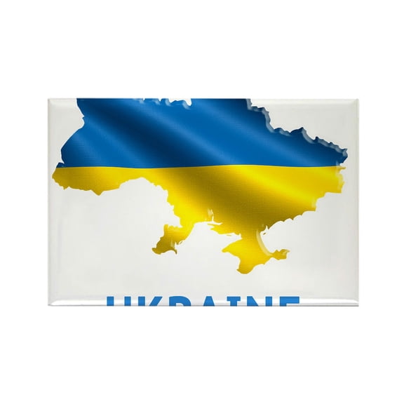 CafePress - Cool Ukraine Flag Ukrainian Pride Native H Magnets - Rectangle Magnet, 2"x3" Refrigerator Magnet