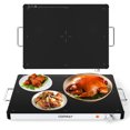thumbnail image 1 of Costway 1 PCS Electric Warming Tray Tempered Glass Food Warmer with Adjustable Temperature, 1 of 10