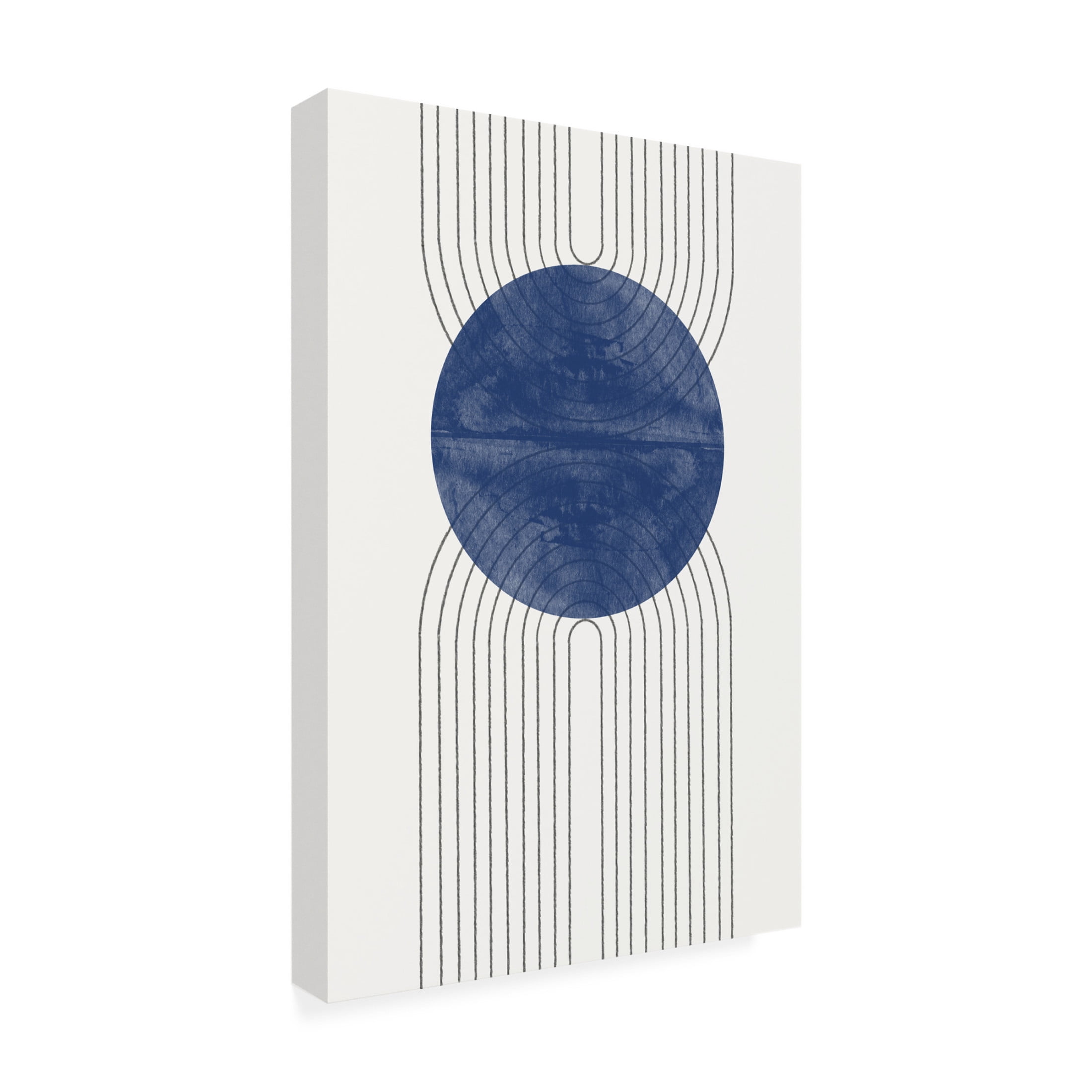 Trademark Fine Art THE MIUUS STUDIO Blue Moon No1 Canvas Wall Art