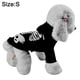 thumbnail image 2 of Disfraz de perro de Halloween con calavera brillante sólida, vestido festivo de Carnaval para mascotas, 2 of 5