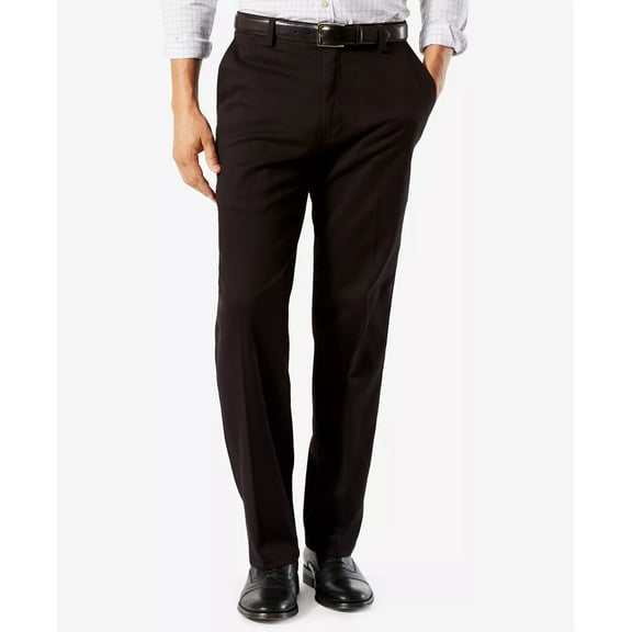 Mens Pants 46X29 Easy Khaki Classic-Fit Stretch 46