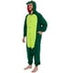 thumbnail image 3 of Dinosaurio en forma de franela Halloween Cosplay mono mujeres hombres sudaderas con capucha pijamas, 3 of 9