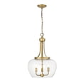 thumbnail image 3 of 473P16-OBR-Z-Lite-Joliet - 3 Light Pendant In Modern Style-24.5 Inches Tall and 15.75 Inches Wide-Olde Brass Finish    -Traditional Installation, 3 of 7
