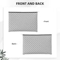 thumbnail image 2 of Cauagu Gray Plaid for Tyvek Makeup Bag,Reusable Travel Cosmetic Bag Women Organizer Toiletry Bag Birthday,Gifts for Women Girlfriend Mom Teacher 6.5’’*8.9’’, 2 of 7