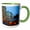 Green/White, variant on 3drose, Austria, Vienna, Christmas Market on Town Hall Square - Eu03 Mgl0040 - Miva Stock, 11oz Magic Transforming Mug
