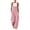 Pink, variant on TEAJOPSUU Womens Cargo Overalls Wide Leg Cuff Hem Jumpsuits Adjustable Strap Bib Pants with Pockets Casual Streetwear Olive Green