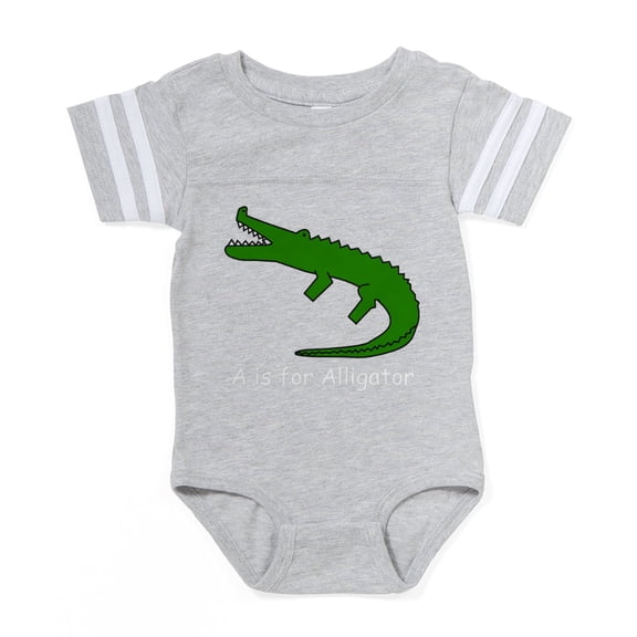 CafePress - Alligatorblackt - Cute Infant Baby Football Bodysuit