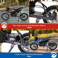 thumbnail image 4 of CazToi 36V 500W  Kids Electric Dirt Bike 15.5mph Off-Road Motorcycle Motocross Bike for Kids 14+, 4 of 7