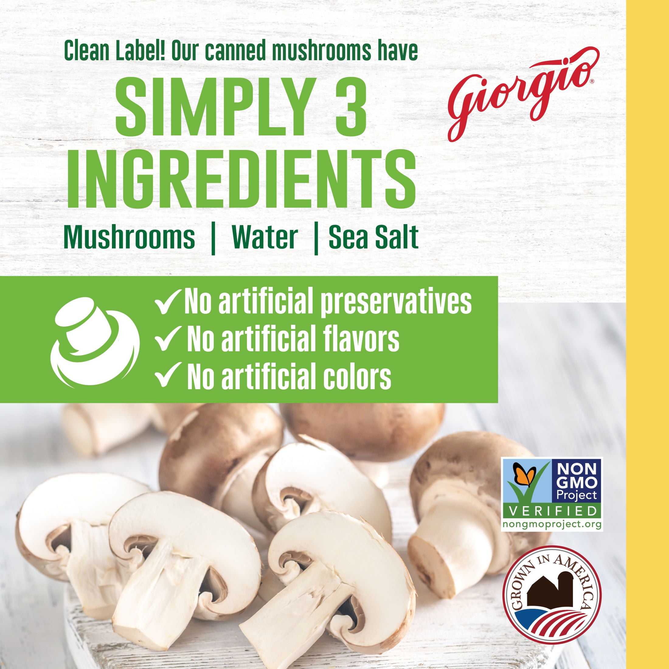 (8 pack) Giorgio Pieces & Stems Mushrooms, 8oz Can