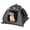 Grey, variant on Pozico Gray Portable Pet Tent House Dog Kennel, Waterproof Oxford Fabric Breathable Mesh for Medium Dogs Indoor Outdoor
