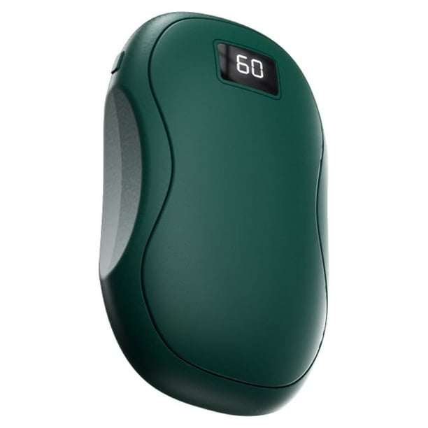 Calentador de manos Calentador para manos portátil 2 en 1, Banco de energía Digital de bolsillo, calentador de manos recargable para invierno con 3 niveles de calefacción para clima frío