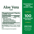 Nature's Bounty Aloe Vera Gel, Herbal Supplement, 5,000 mg, Rapid