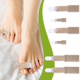 thumbnail image 2 of Toe Splint, 6 Pieces Toe Splint Finr Wrap Loop Bs Cloth Padded Toe Bs Protectors Separator Finr , 3 Sizes, 2 of 5