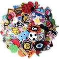 thumbnail image 2 of ORUYROP 80PCS Random Assorted Styles Embroidered Patches, Sew on/Iron on Patches, Applique for Clothes Dress Pants Hats Jeans, Sewing Flowers Applique DIY Accessory, 2 of 6