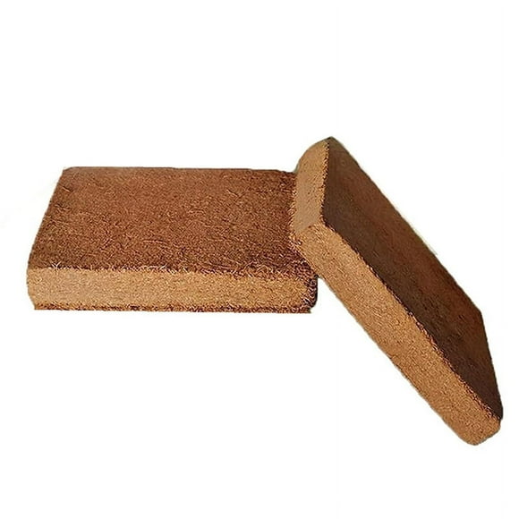 2pcs Organic Coconut Fiber for Plants, Organic Coconut Bricks, Natural Organic Compressed Coconut