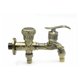 thumbnail image 3 of Grifo retro vintage, construcción de latón macizo impregnado de aceite, estilo antiguo europeo clásico, mano de obra exquisita con diseño en relieve para cocina, baño y jardín, 3 of 5