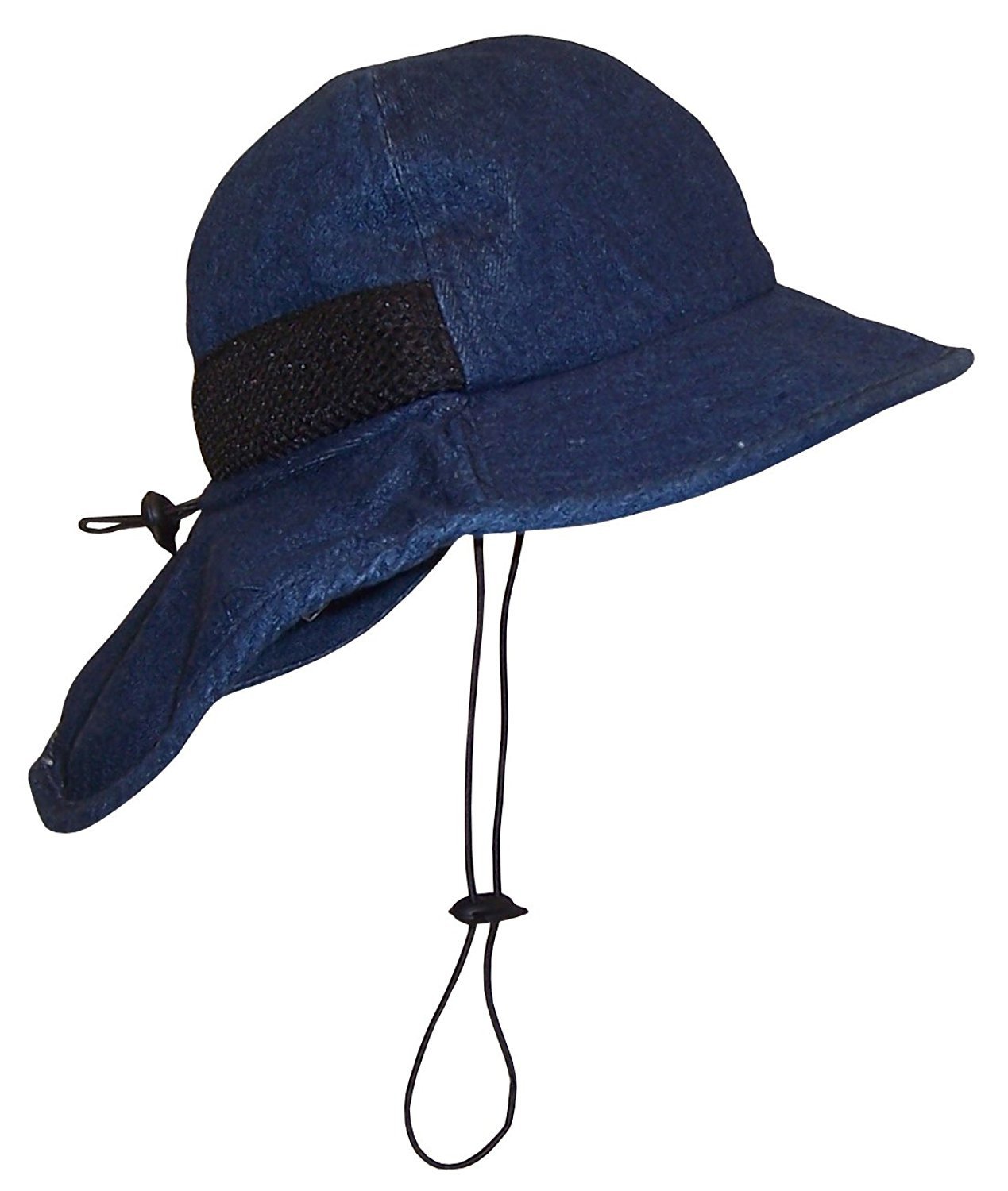 N'Ice Caps Kids Distressed Cotton Denim Adjustable Hiker Hat - Boys Sun Protection - image 1 of 2