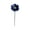 Dark Blue, variant on Ceramic Flower Bee Watering Stake, 10.63" Pollinator Drinking Station for Garden & Patio