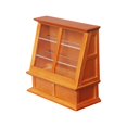 thumbnail image 1 of Estante de gabinete de pastel en miniatura para accesorios de decoración de  1:12 Marrón claro Zulema Gabinete de casa de muñecas, 1 of 8