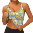 thumbnail image 3 of Fuzoiu Colorful Duck Print Women's Sports Vest,U-Back Sports Tank,Gym Vests,Athletic Sleeveless Shirts,Exercise Undershirts,Yoga, Gym, and Dance Wear-Large, 3 of 8