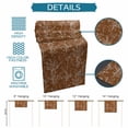 thumbnail image 6 of Burnt Orange Botanical Table Runner - 60 Inch Long Vintage Floral Plants Branch Cotton and Linen Blended Dress Scarves Farmhouse Table Runner for Kitchen Dining, Coffee Table, 13" x 60", 6 of 8