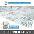 thumbnail image 3 of Drymate Premium Luxury Shelf & Drawer Liner, Thick Cushioned Fabric, Non-Adhesive, Absorbent, Waterproof, Slip-Resistant, Liners for Kitchen Cabinets, Cupboards (12”x59”)(2-Pack)(Light Blue), 3 of 8