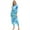 Light Blue, variant on Women's Burkini Swimsuit Muslim Modest Swimwear with Long Sarong Cover up Wrap Skirt