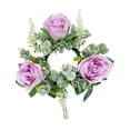 thumbnail image 1 of Candle Rings Wreaths Artificial Candle Wreath for Tabletop Halloween Wedding, 1 of 8