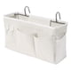 thumbnail image 1 of Bolsa de lona para colgar, organizador de mesita de noche con múltiples bolsillos, estructura de metal estable y revestimiento interior impermeable para mayor comodidad diaria, 1 of 6