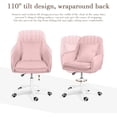 thumbnail image 6 of Cute Office Chair Home Computer Chairs Adjustable Task Chairs Modern Office Chair Makeup Chair 360° Swivel Computer Chair Mid Back Chair., 6 of 7