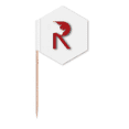 thumbnail image 1 of Outline Strength Pointed Rhino Toothpick Flags Cupcake Picks Party Celebration, 1 of 3