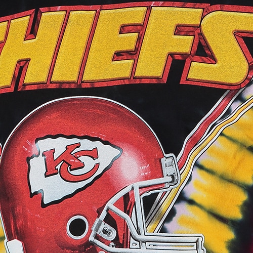 Kansas City Chiefs Majestic V Tie-Dye T 