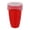 Red, variant on Lose Money Clearance!Innovative Flour Sprinkler Portable Flours Container Powder Shaker Flour Dispenser Bottle for Home Portable Flour Container
