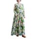thumbnail image 1 of Vestido Irfora Vestido suelto de mujer Vintage estampado manga larga cuello redondo cintura alta Casual vestido de vacaciones Irfora Vestido, 1 of 5