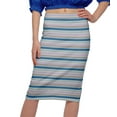 thumbnail image 4 of Moomaya Jupe Imprimée Longueur Genou pour Femmes Grande Taille Jupe en Poly Spandex, 4 of 6