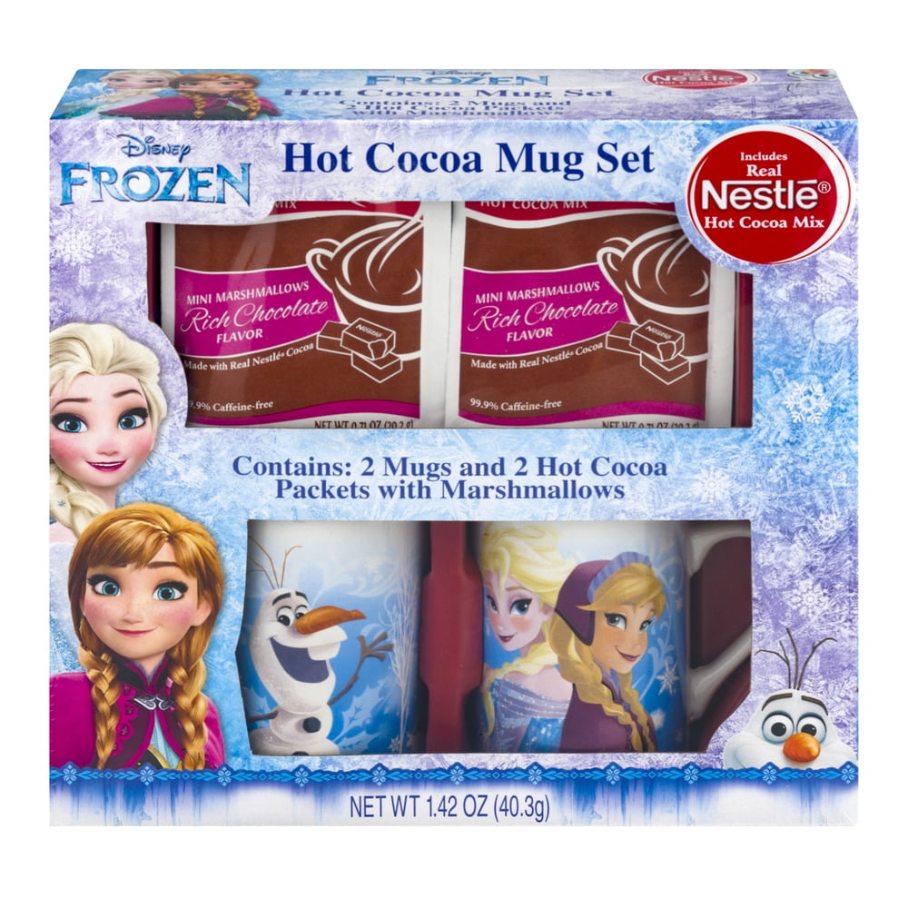 Disney Frozen Hot Cocoa Mug Holiday Gift Set, 4 pc by Frankford Candy, LLC