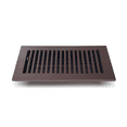thumbnail image 4 of Floor Vent Cover / Register 3” x 10” VR 102 with Damper – Rectangular Cast Aluminum, Powder Coated, Repaintable, Beveled Edges – Modern Design for Floors, Walls & Ceilings, 4 of 9