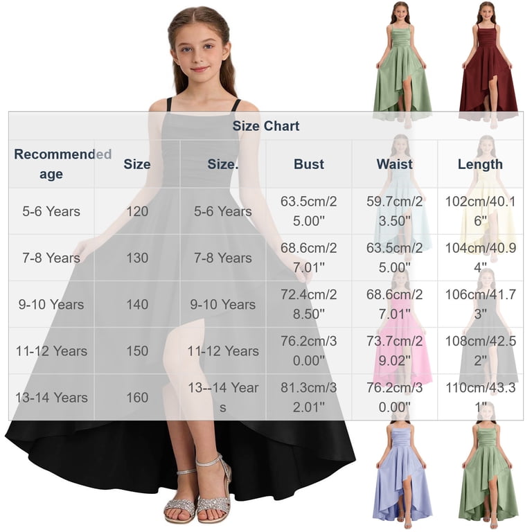 prom dress size chart Cheap Formal Dresses with beaded bodice Mystery Purple High-low Cocktail Party (Ritta) DaisyFormals-Bridesmaid and Formal Dresses in 59+ Colors birthday parties Ljeff Girls Satin High-Low Prom